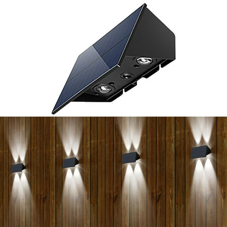 

Deal of The Day! Solar Wall Lamp Outdoor Lamp Wall Washer Lamp Home Wall Decoration Layout Up and Down Luminous Garden Lamp