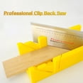 thumbnail image 3 of XunW Back Saw Box Hand Tools Multifunctional Ergonomic Design Safe To Use Multi Function Small Durable 45/90 Degrees Fixture, 3 of 14