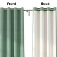 thumbnail image 2 of Casableu 50" W x 108" L 85% Blackout Curtains, Set of 2, Thermal Insulated (Sea Green), 2 of 5