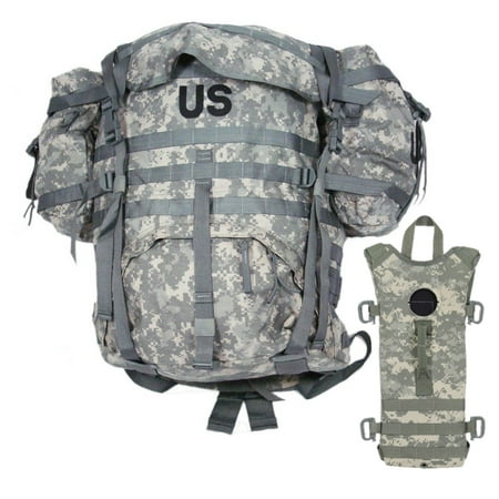 US Military Surplus MOLLE Backpack (Rucksack with Hydration Pack (Best Military Surplus Backpack)