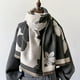 thumbnail image 2 of Bufanda de mujer Otoño Invierno Cachemira Moda Estampado Elegante Cálido Suave Chal Grueso Bufanda Manta Bufandas de Doble Cara Lujo, 2 of 4