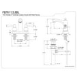 thumbnail image 3 of Kingston Brass FB7618BL 4 in. Centerset Bathroom Faucet, Brushed Nickel, 3 of 3