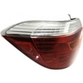 thumbnail image 3 of DAMAIJOY Tail Light Bulb Driver Side Amber,Clear & Red Lens Tail Lamp for Toyota for Highlander Base/Limited 08-10 Left TO2800173 8156148160, 3 of 9