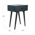 thumbnail image 2 of Décor Therapy Decor Therapy Side Table with 1-Drawer, Modern Design, Easy Assemble, Navy - (23.5" x 17.75" x 13.75"), 2 of 6