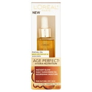 L'Oreal Age Perfect Hyrda Nutrition SPF 30 Sunscreen Oil. Instant Glow, For Mature Dry Skin