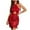 Wine, variant on Dvkptbk Women's Sequin Dress Evening Party Prom Gowns Cocktail Dress Cut Out Crisscross Sleeveless Backless Fringe Hem Sequin Bodycon Halter Dress