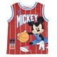 thumbnail image 5 of Conjunto de disfraz de Mickey Mouse de Disney para niños pequeños, 5T, rojo y rayas, 5 of 7