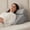 Grey-Adjustable 9&12 Inch + 1 Head Pillow, variant on Wedge Pillow Set White/Brown Adjustable 9&12 Inch + 1 Head Pillow, Bed Sleeping Incline Support
