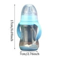Warehouse Sale Wide Caliber PP Baby Bottle with Handle Anti Drop Anti