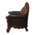 thumbnail image 4 of ACME Vendome Loveseat with 2 Pillows in Cherry PU, 4 of 6