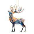thumbnail image 2 of Clearance Under $5 Colorful Acrylic Deer Sun Catcher Window Hanging Decoration for Garden Home,1PC,Multicolor, 2 of 9