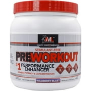 Advanced Molecular Labs - Stimulant-Free Pre Workout Powder, Increase Drive & Enhance Performance, Wildberry Blast, 18.06 oz