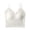 *White, variant on ClodeEU Women's Cropped Lace Trimmed Spaghetti Strap Tank Top with Built in Pads ,Versatile Camisole for Layering or Outerwear Black,Womens Plus L