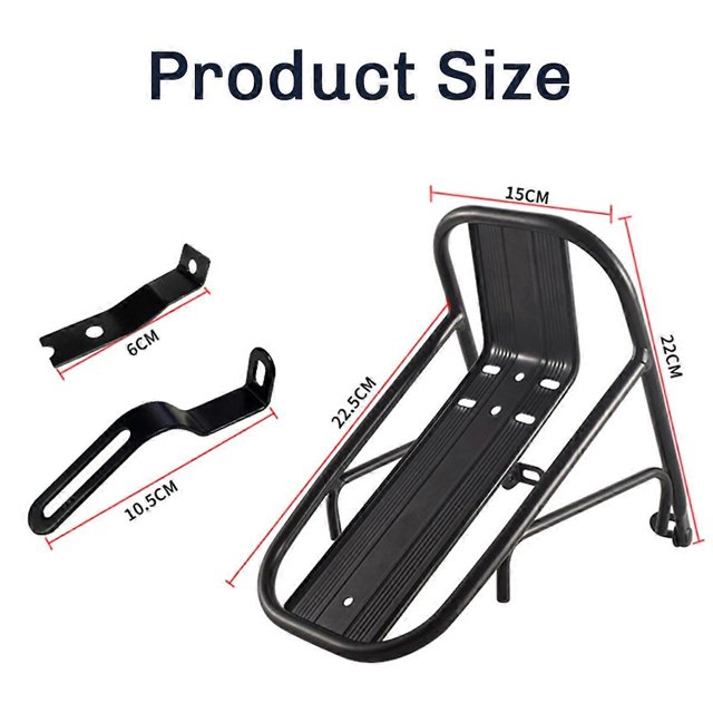 Aluminum Alloy Road Cycling Bike Bicycle Front Rack Carrier Panniers Bag Luggage Shelf Bracket Trunk