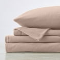 thumbnail image 4 of Great Bay Home Super Soft Extra Plush Fleece Warmer Sheet Set  (Twin, Taupe), 4 of 7