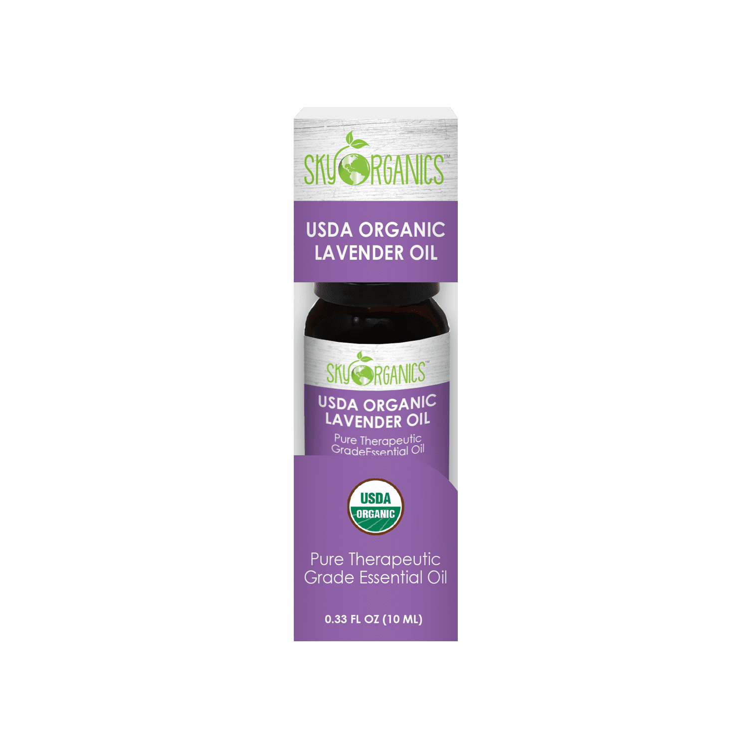 Sky Organics Organic Lavender Essential Oil for Aromatherapy & DIY, 10ml