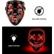 thumbnail image 3 of Máscara LED de Halloween, máscara de luz de Halloween, Máscaras de la Purga, Halloween Purge Mask 3 Modos de Iluminación, para cosplay, Halloween, fiestas de máscaras, carnaval, regalo, 3 of 5