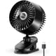 thumbnail image 2 of Ventilador USB con clip, viento fuerte, ultra silencioso, pequeño ventilador de escritorio con abrazadera fuerte, ajustable de más de 360°, 3 velocidades USB-C con cable, mini ventilador, 2 of 7