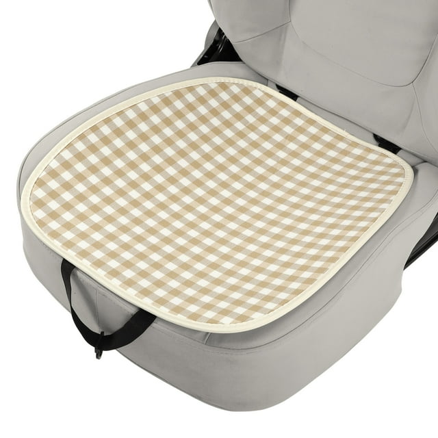 Funda para Asiento Inferior de Coche Única Bargains Marrón Algodón Universal para Coche SUV Camión 2 Pcs