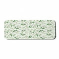 thumbnail image 1 of Leaf Computer Mouse Pad, Ivy Patterns with Tiny Green Leaves Branches Creme Contemporary Illustration, Rectangle Non-Slip Rubber Mousepad Large, 31" x 12" Gaming Size, Green Brown, by Ambesonne, 1 of 2