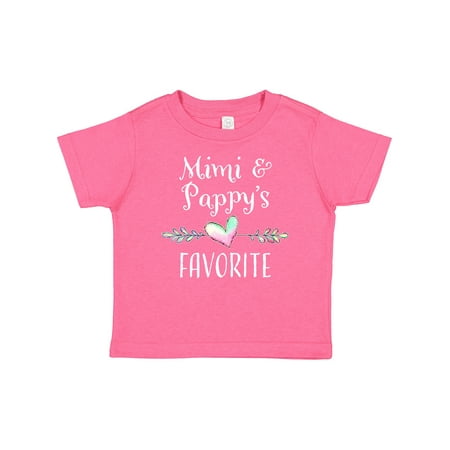

Inktastic Mimi and Papa s Favorite- Heart Grandchild Boys or Girls Baby T-Shirt