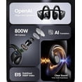 thumbnail image 4 of 8MP Smart Camera Open-Ear Headset, E12 Bone Conduction Headphones, Bluetooth 5.4 Wireless Earphones for Running Cycling, AI Real-Time Translation Headphones, 4 of 8