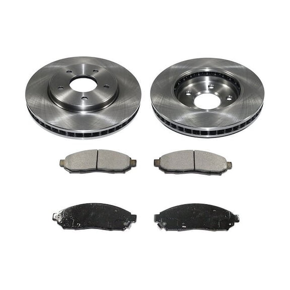 Front Brake Pad and Rotor Kit - Compatible with 2013 - 2020 Nissan NV200 2014 2015 2016 2017 2018 2019