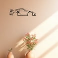 thumbnail image 3 of Sport Car Metal Wall Art for Boys Room, Kids Car Wall Decor for Bedroom, Nursery, Playroom & Living Room, Racing Car Silhouette Wall Hanging, Black Metal Auto Artwork, 3 of 10