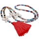 thumbnail image 2 of Hot6sl Ofertas Del Día Collar de Cuentas de Cristal Hecho a Mano con Cadete de Suéter con Borlas y Colgante para Mujer, 2 of 2