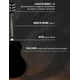 thumbnail image 5 of BAMBOO, Guitarra Electroacustica Negra Linden 40 - Incluye Funda - Guitarra Acustica con corte y equ, 5 of 9