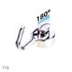 thumbnail image 4 of Bewildely Colgador acoplable bufanda llaves gancho de almacenamiento Metal cocina baño titular DIY organizador refrigerador giratorio ahorro de espacio Cocina y Comedor Plata giratoria 180° Bewildely HA070988-02, 4 of 6