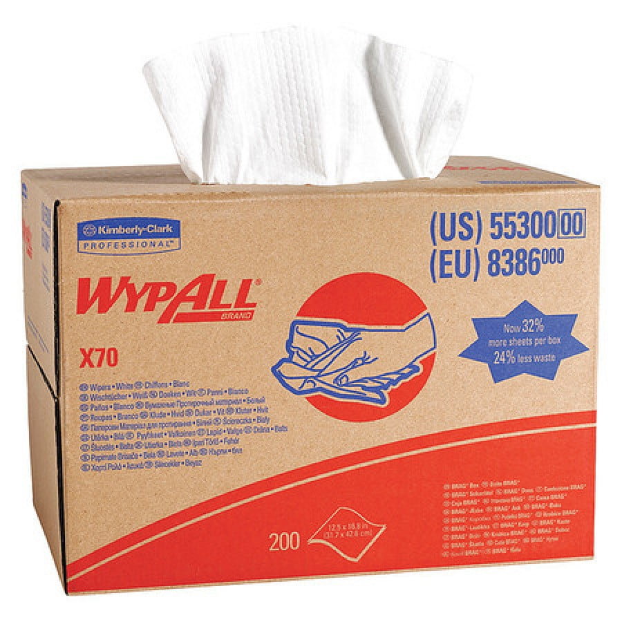 9-1/2" x 16-2/5" 120 Sheets/ Pack  WYPALL 05816 WypAll L30 Disposable Wipes 