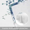 thumbnail image 6 of Bedliving Blue Green Eucalyptus Window Valance for Kitchen Bathroom Laundry Room, 54 x 18 Inch Rod Pocket Short Curtain, 1 Panel, 6 of 9
