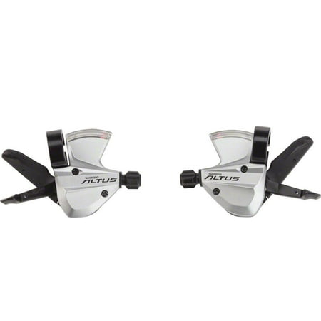 UPC 689228332850 Shimano Altus M370 3x9 Speed Shifter Set Silver upcitemdb