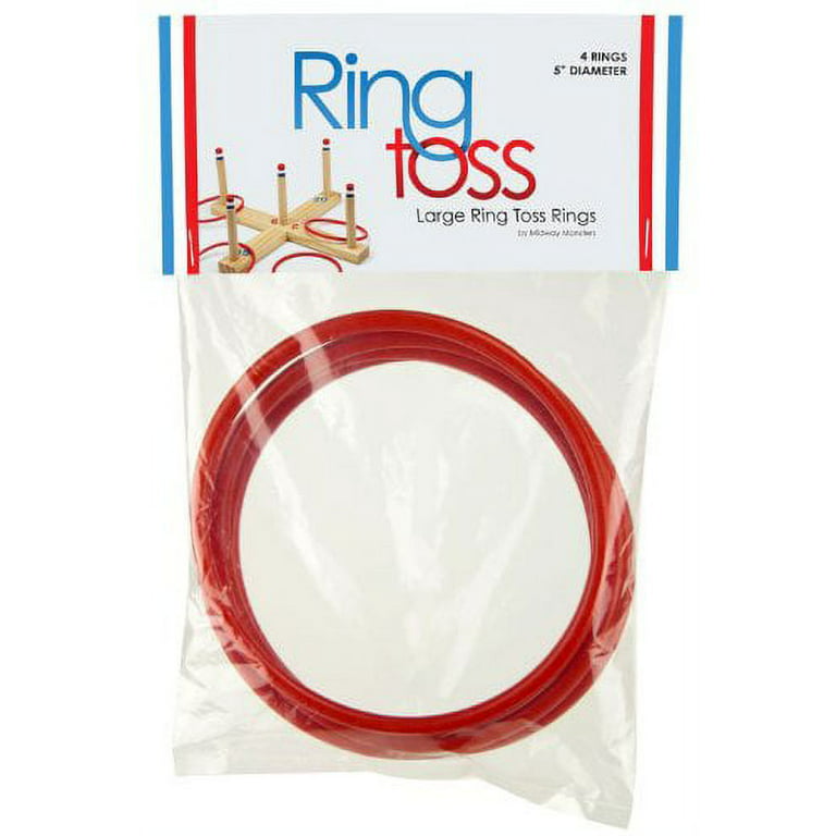 Plastic Rings for Ring Toss, Mini Ring Toss Game Plastic Carnival Rings  Plastic Rings for Kids and Adults for Wedding Ring Toss Game Can Toss Game