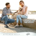 thumbnail image 5 of Bergman Kelly USA Women's Scuff Clog Coral Fleece Memory Foam Slippers Indoor / Outdoor House Shoes (Bubbles Collection), 5 of 8