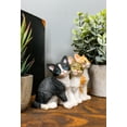 thumbnail image 7 of Ebros Lifelike Trio Shorthair Kittens Cats Sitting Side by Side Figurine 5" Long, 7 of 7