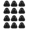 thumbnail image 1 of 12PCS D-Ring Patch for Inflatable Boat Kayak Dinghy SUP, D-Ring PVC Patch Stand-Up Paddleboard Canoe Rafting Black, 1 of 4