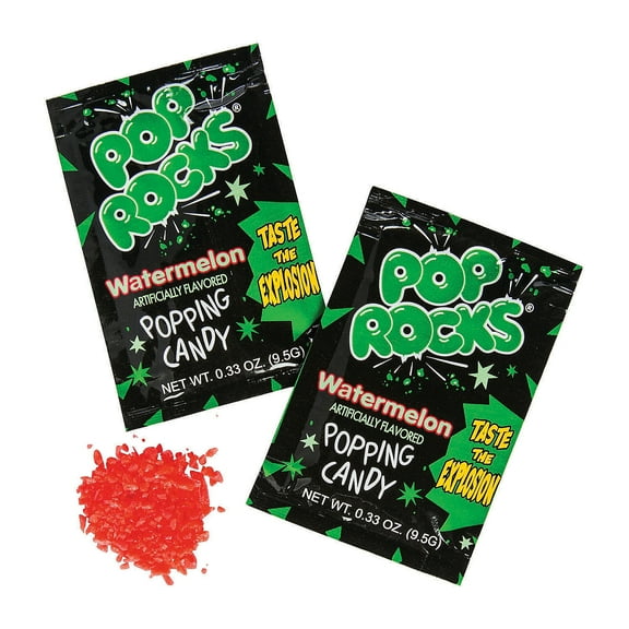 Pop Rocks® Watermelon Hard Candy, Edibles, Party Supplies, 24 Pieces