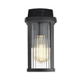thumbnail image 3 of RADIANCE goods Transitional 1 Light Textured Black Outdoor Wall Sconce 11" Height, 3 of 11