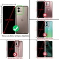 thumbnail image 2 of TJS for Motorola Moto G Stylus 5G 2023 Phone Case, with Tempered Glass Screen Protector, [Military Grade] Heavy Duty Magnetic Support Ring Kickstand Cover for Moto G Stylus 5G 2023 (Blue), 2 of 10