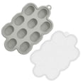 thumbnail image 2 of Grade Silicone Ice Cube Trays 1 Pack With Locks Lids Reusable & Leakproof Ice For Freezer Microwave ( 40°C To 260°C) Perfect For Coffee, 2 of 9