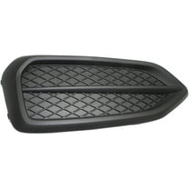 Fog Light Cover Compatible with 2014-2015 Honda Civic Left Driver Black