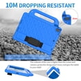 thumbnail image 4 of iPad 9th Generation 10.2-inch Case,Dteck Shockproof EVA Foam Kids Friendly Handle Kickstand Hand Strap Case for iPad 8th/7th Gen 10.2" Lightweight Protector Cover with Shoulder Strap,Blue, 4 of 10