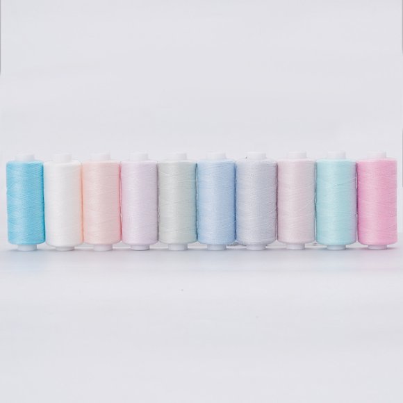 XmhyTop-A Quilting Thread 10-Piece Set, Durable Polyester Hand Quilting Thread, Suitable for Home Professional Quilting Projects, Essential Sewing Supplies,Q18