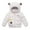 White, variant on SGMVNU Winter Coats Puffer Padded Jacket for Toddler Boys Girls Kids Cartoon Outwear Cute Bear Ears with Hoods Clothing(Size 3-4 Years,Black)