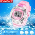thumbnail image 4 of Reloj Infantil Niño Led Niña Cronometro Contra Agua Shock, 4 of 6