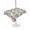 Gray, variant on Outdoor Tablecloth with Umbrella Hole for Patio/Picnic/Party/Camping, Spring Floral Waterproof Table Cloth Round Cover Washable, Grey Dandelion Plants Pastoral Flower Botanical (Dia 54")