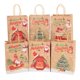 thumbnail image 2 of Bolsa grande de Papá Noel en 3D, embalaje de regalo de Navidad, regalo de Año Nuevo, decoraciones de Navidad, 21cm, Material de papel, 5 unidades, 2 of 4