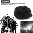 thumbnail image 4 of Moño De Pelo Puff, Cabello Afro Altamente Simulado Más Claro, Más , Más Fino Para Extensiones De Trenzas Sucias De Reparación De Cabello Corto, Refuerzo, Gancho Para, 4 of 7